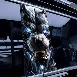 Cartoon Animal Pattern Car Sticker, Car B-pillar Sticker, Car Exterior Decorative Sticker, Universal Car Decals for All Cars