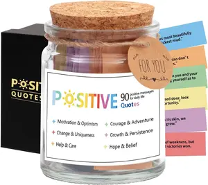 Birthday Gifts for Women - Positive Affirmation Card Jar for Women, Anxiety Stress Relief, Back to School Inspirational Cards, Mother's Day Gift