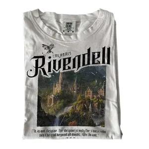 Rivendell Comfort Color Shirts, The Fellowship Shirt, The Shire Distressed, The Hobbits Shirt, Game Shirt, Gift for Men, Gift for Women, Crew Neck T-shirt, Trending T-shirt