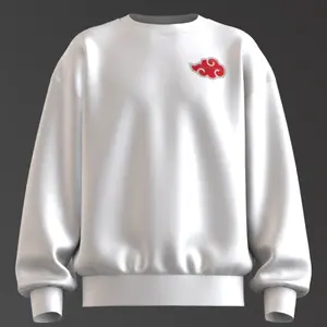 Akatsuki Cloud Embroidered Crewneck – Naruto Anime Sweatshirt
