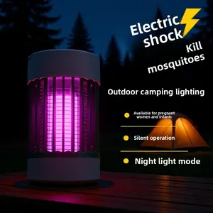Electric Mosquito Killer Household Electronic Repeller Outdoor Plug-in Suction Mosquito Catcher Decorative Lights