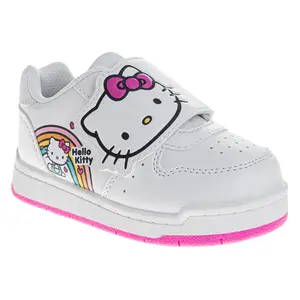 Hello Kitty Girls' Hook and Loop Casual Sneakers (Toddlers)