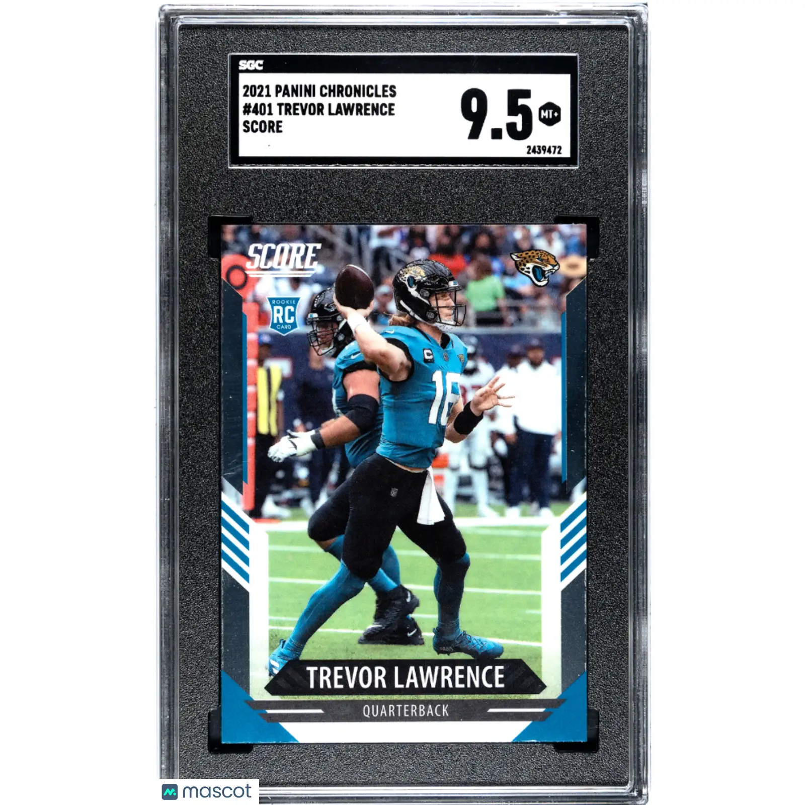 Trevor Lawrence SGC 2021 Panini Chronicles #401 Score Football 9.5