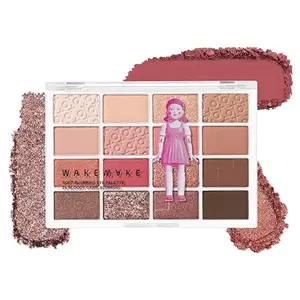 WAKEMAKE X SQUID GAME Soft Blurring Eye Palette 24 Bloody Game Blurring, long-lasting wear, soft and blendable formula, and personalized color matching eyeshadow