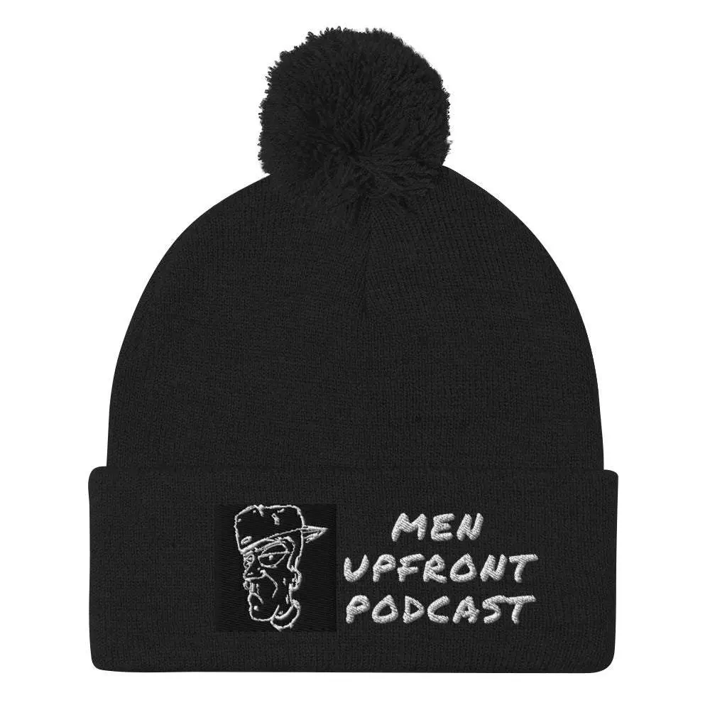 Men Upfront Pom-Pom Beanie