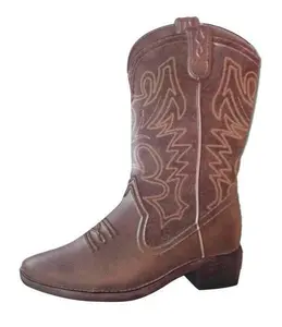 12.5"H Embossed Metal Classic Cowboy Boot