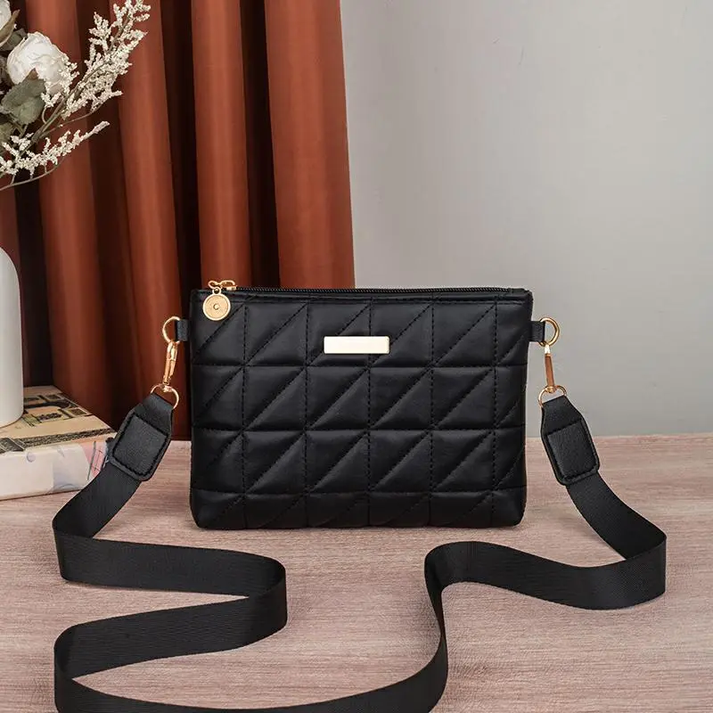 BIGWIG Women's Chic Quilted Crossbody Bag, Lightweight PU Leather Shoulder Purse for Daily Use and Casual Wear, Crossbody Bags For Women, Daily Use Bags tiktokshopbacktoschool