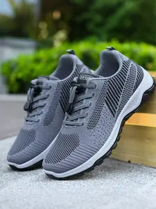 Men's Hiking Shoes, Lightweight Comfortable Running Shoes, Outdoor Sports Slip-On Athletic Shoes, Ideal for Climbing and Other Outdoor Activities