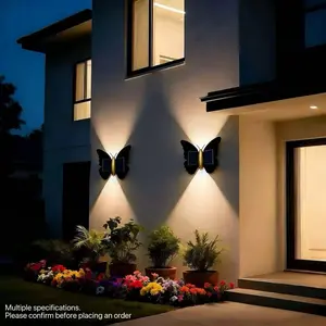 Solar butterfly decorative light, IP65 weatherproof outdoor, automatic lighting, dusk to dawn, indoor and outdoor, energy-saving garden light, solar landscape lights, suitable for gardens, courtyards, doorways, flower bars, outdoor decoration light