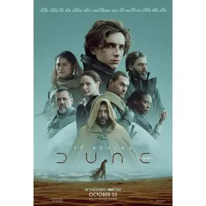 [Unframe] DUNE MOVIE POSTER 2 Sided Original Rated 27x40 Timotee Chalamet Zendaya