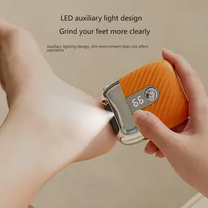 New Fully Automatic Callus Remover, Heavy-Duty Pressure Sensing Pedicure Device, Home Portable Smart Display Electric Foot Grinder With 3 Coarse/Medium/Fine Grinding Heads, Ideal Gift For Valentine's Day, Mother's Day - For Smooth, Soft Feet - Hard, Crack