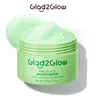Glad2Glow KIWI 3D Acid Mix Acne Moisturizer - Lightweight Cooling Gel, Acne Clearing Products, Deep Oil Control, Moisture-Boosting, Calms Redness, Anti Blemish Gel, Fades Blemish Marks, Non-Sticky Skincare