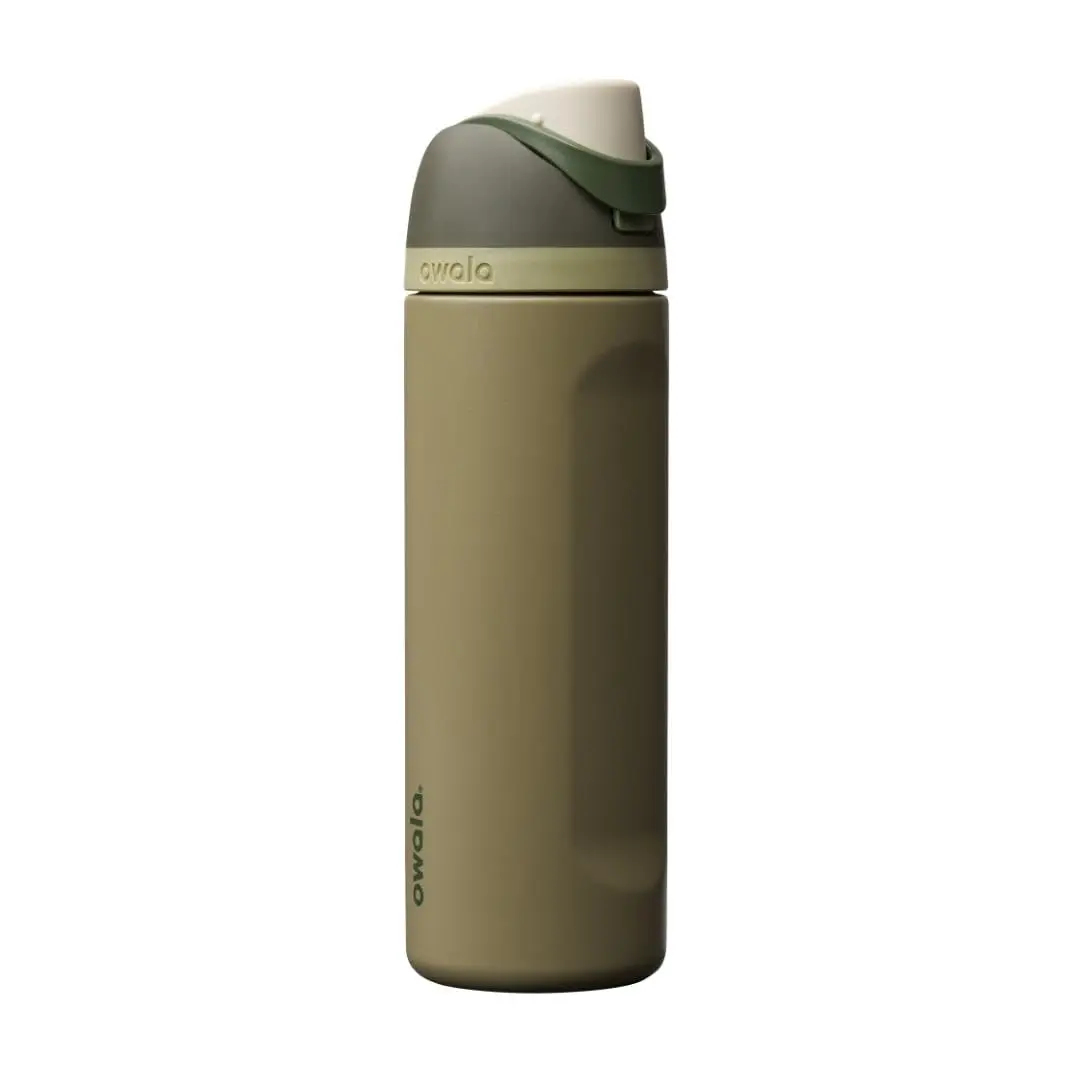 Owala FreeSip Insulated Stainless Steel Water Bottle with Straw for Sports and Travel, BPA-Free Sports Water Bottle, 24 oz