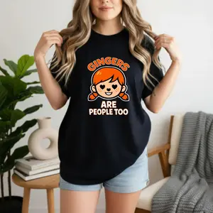 Shrinking Summer Gingers are People Too T-Shirt, Funny Ginger Lover Gift, Summer Humor Graphic Tee
