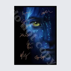 AVATAR MOVIE FULL CAST SIGNED AUTOGRAPH POSTER Wall Art