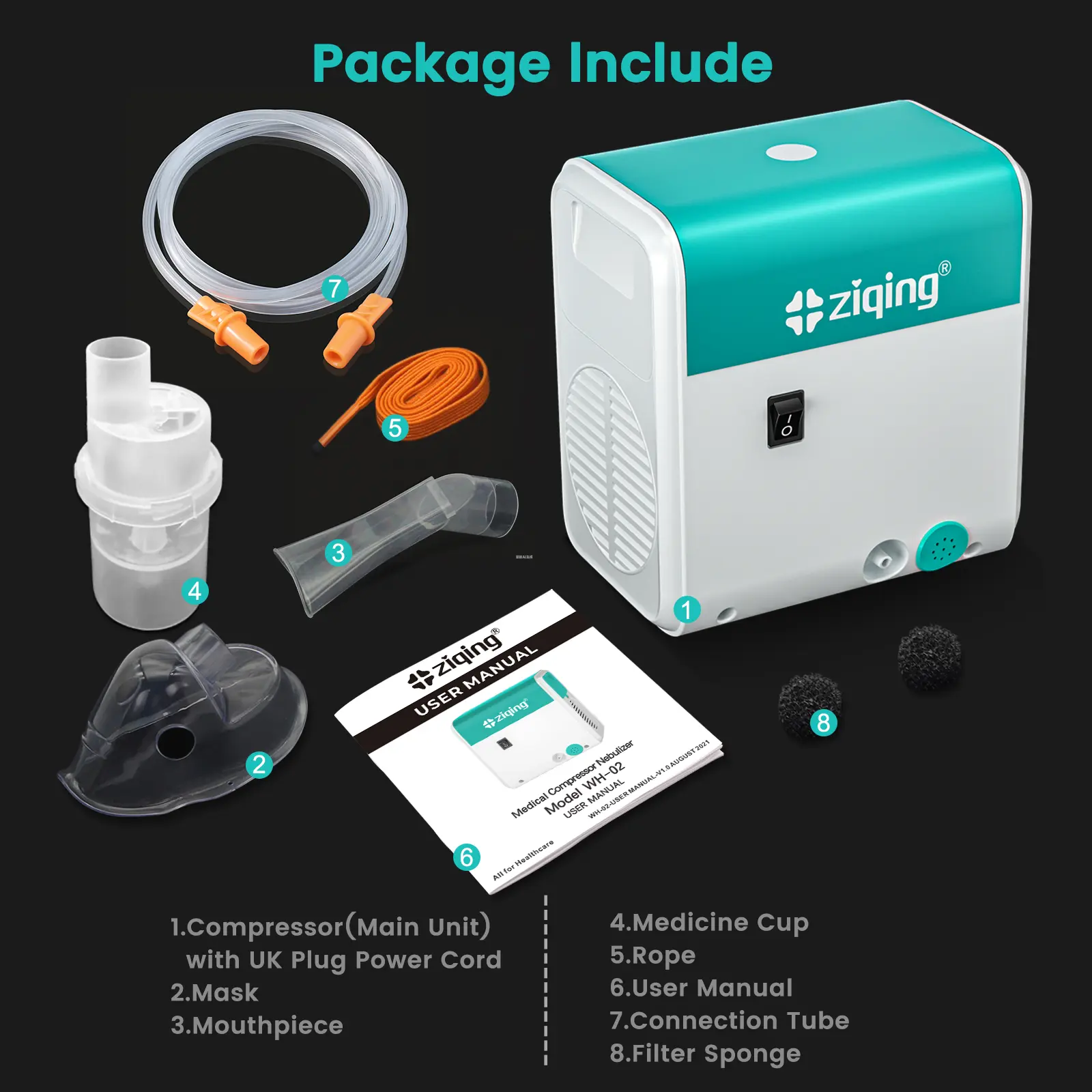 【三波様】ルージュエッセンスOR113、RD201、PK278、RS279 Ziqing Compressor Nebulizer Machine for Adults and Kids Household