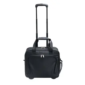 Preferred Nation P4522.BLACK Rolling Briefcase, Black
