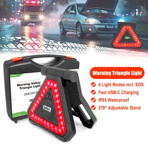 AgriEyes 4-in-1 LED Safety Light | Flashlight, Triangle, SOS, Freestanding Mode