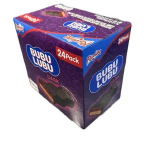 New bubu Lubu Dark 24pk - Rich Chocolate Flavor Snack Bars in Convenient 24 Pack Box