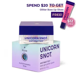 Unicorn Snot Antimatter Color-Shifting Iridescent Body Glitter Paste – Plastic-Free, Sweat-Proof, Vegan, 0.5 oz