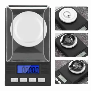 Mini Portable High Precision 0.001g Pocket Jewelry Scale with LED Digital Display (Battery Not Included) (10g)