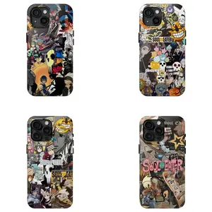 Soul Eater Phone Case Evans Crona Maka Albam Black Star Tsubaki Death the Kid Manga Anime Cover for iPhone17 ProMax /16/15/14/13/12/11 Plus for Samsung phones, suitable for both men and women,  Perfect Gift for Women Men.A gift for the fans, Accessories,