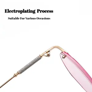 Trending Women's Anti-Blue Light Reading Glasses Large Frame Ultra-Light for Computer/Screen Use +1.0 to +4.0 Strength Pink Blush No Traditional Frame unisex fashion sunglass