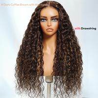 Dark Coffee Brown with Highlights