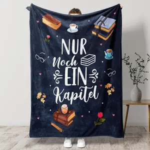 1pc Gifts for women, fun gifts for book lovers, bookworms, boyfriend, girlfriend, reader gifts, colleagues, teachers Farewell gift flannel throw blanket
