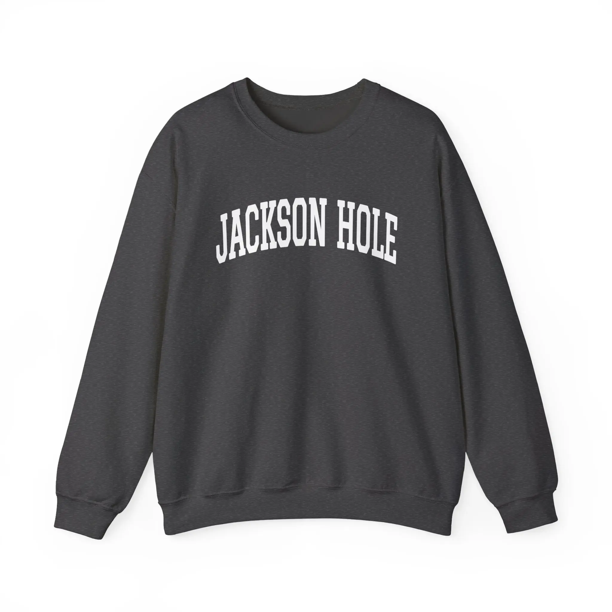 Jackson Hole Wyoming Sweatshirt, Collegiate Style Crewneck, Mountain Town Gift, Christmas Gift