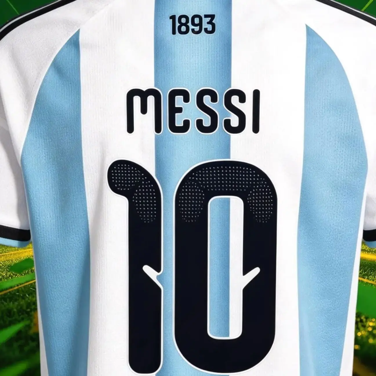 Messi 2026 10# Home Short Long Sleeve Soccer Jersey Fans Version Breathable Shirt