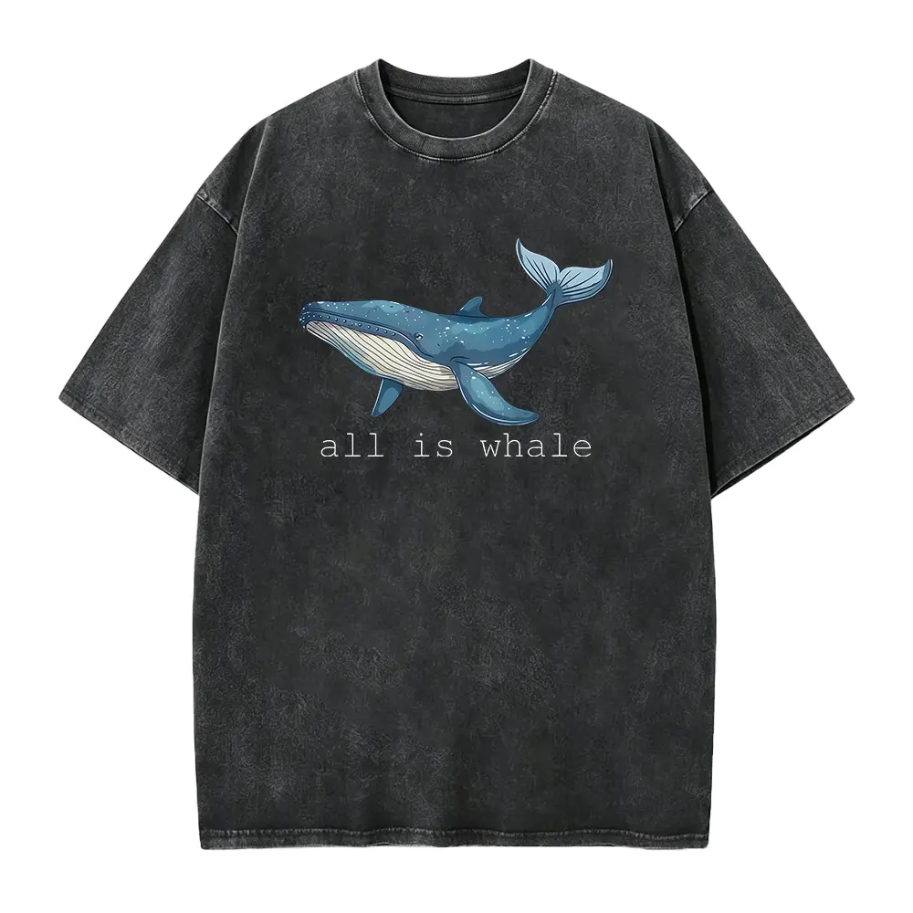 Whale Shirt, All is Whale T-Shirt, Sea Animal Shirt, Ocean Lover Gifts, Cute Ocean Shirt, Funny Whale Shirt, Beach Shirt