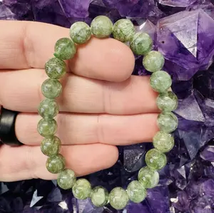 Cat's Eye Green Apatite Bracelet - 8mm