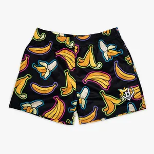 Baseball Lifestyle 101 Banana Shorts – Neon Peel Power Energy, Junior & Adult Sizes
