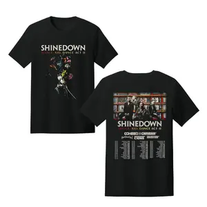 Shinedown Dance Kid Dance Act II Tour 2026 Graphic T-Shirt USA – Double Sided Rock Band Shirt for Fans Men Women Tops