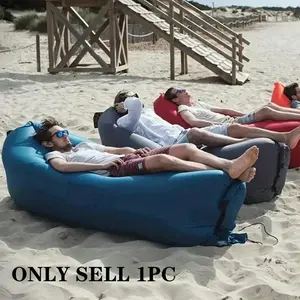 Portable Waterproof Inflatable Air Sofa Bed, Quick-Release Design, Ideal for Camping & Festivals, Leakproof Construction, Beanbag Lazy Sofa