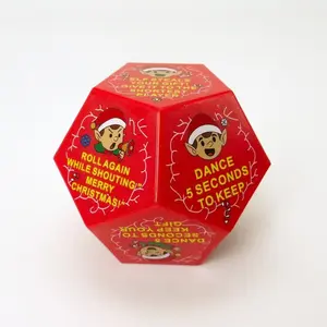 Santa Claus Gift Exchange Dice, Funny Exchange Party Game Dice, Family Gift Exchange Game, Christmas Stocking Stuffers Gift Exchange Dice Game, Suitable for Christmas, Parties, Family Nights, Holidays, Christmas Party Games, Holiday Dice Games
