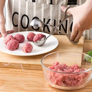 1pc of Easy-To-Use Stainless Steel Meatball Maker - Non-Stick, Sturdy Kitchen for Making Perfect Meatballs And Other Dishes