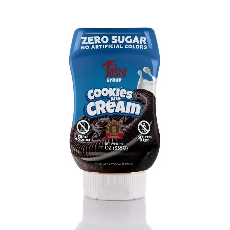 Mrs. Taste Cookies and Cream Sweet Flavor - No Sugar, Zero Calories, Zero Sodium, Ideal for Smoothies, Shakes, and More