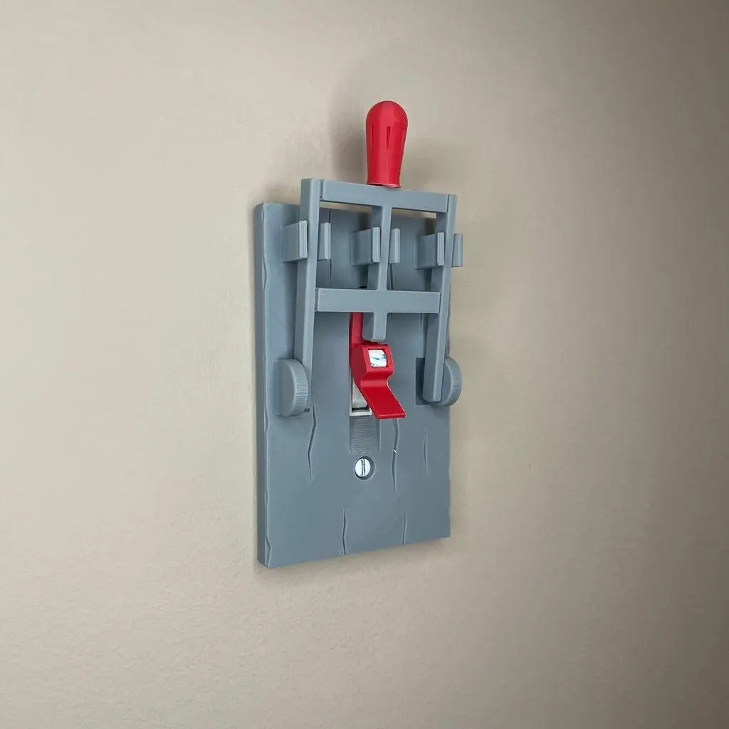COD Zombies Inspired Lever Light Switch- RK3D - Room Décor - Gift for COD Zombies lovers - Gift for Gamers