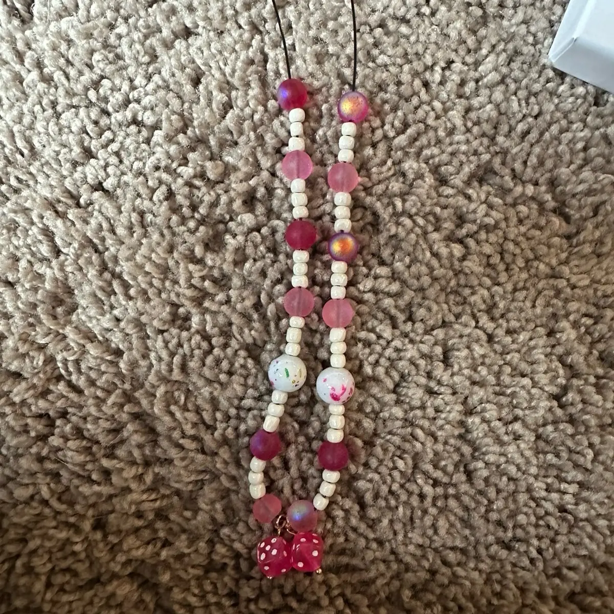 50 count dice pair necklace