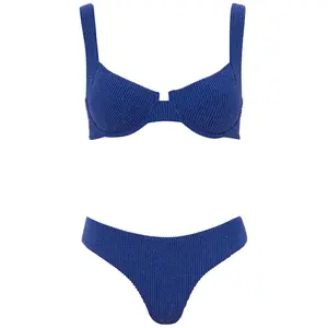 Laguna Bikini Navy Lurex Set
