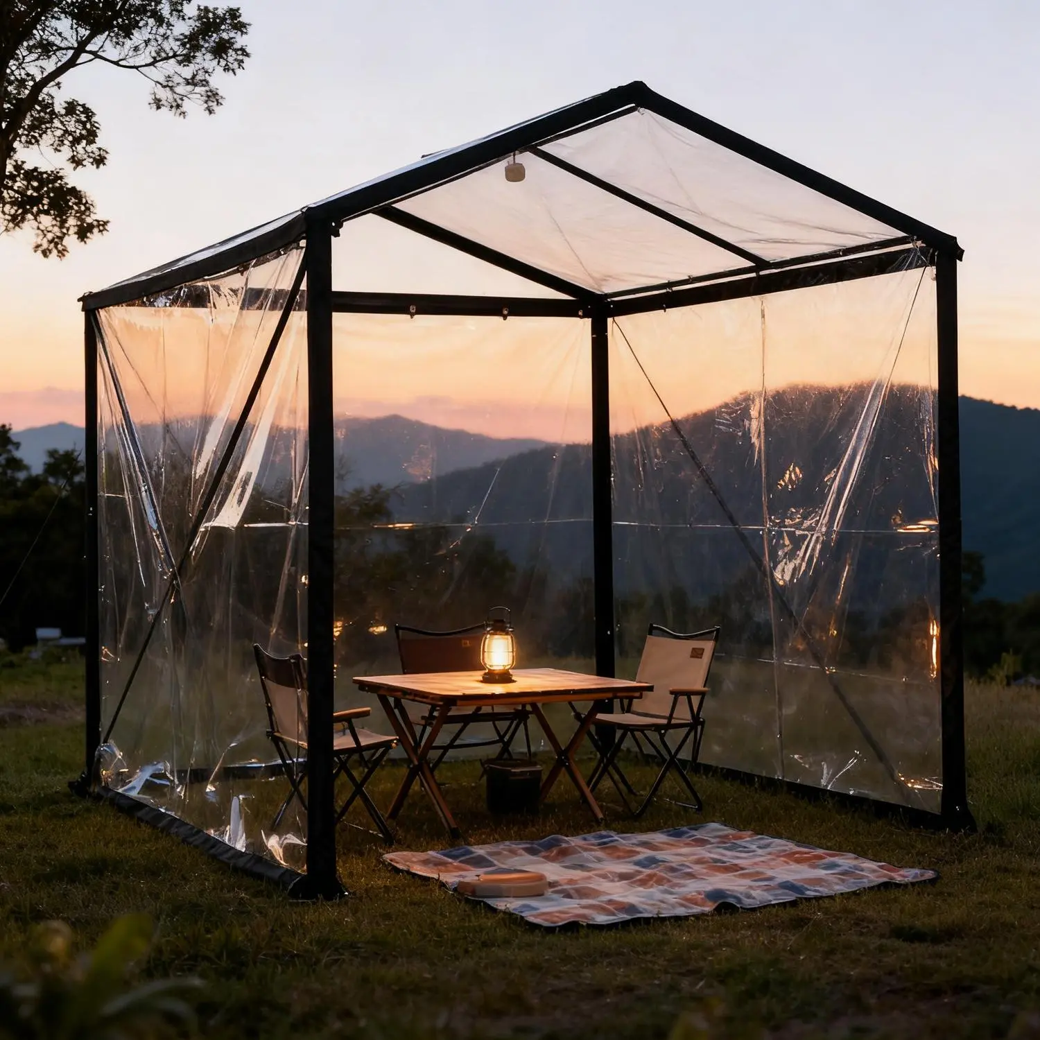 10x13FT Crystal Clear Vinyl Cover - Ultimate Outdoor Protection for Patio, Equipment & Utility Areas - Waterproof Leak-Proof Tarpaulin for Garden Projects & Greenhouse Enclosure Visibility Durable Heavy Duty summervibes