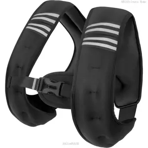 Weighted Vest Men or Women - 6lb/8lb/12lb/16lb/20lb/25lb/30lb Weights with Reflective Stripe, Weighted vest for Workout Equipment for Strength Training Night RunningAAGlowHub30AB14Veloura Home