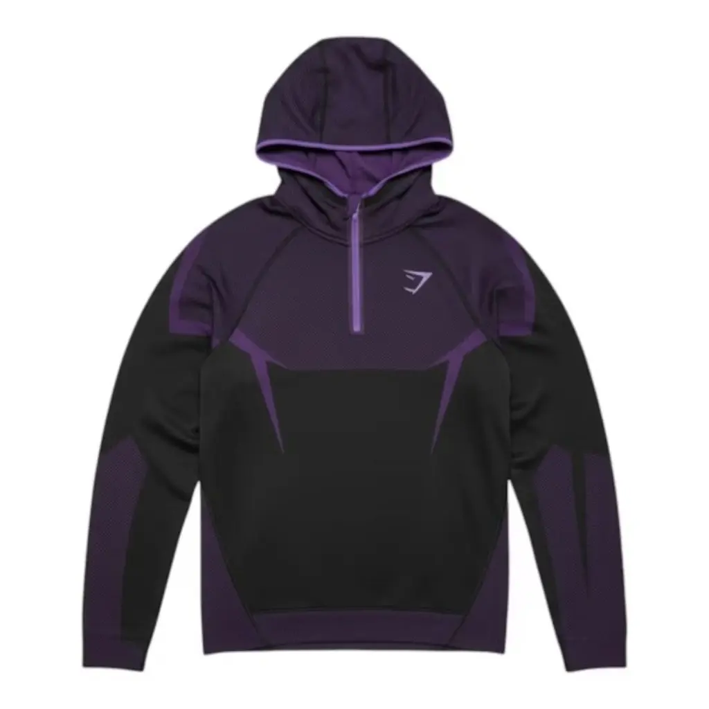 Black/Athletic Purple Hoodie