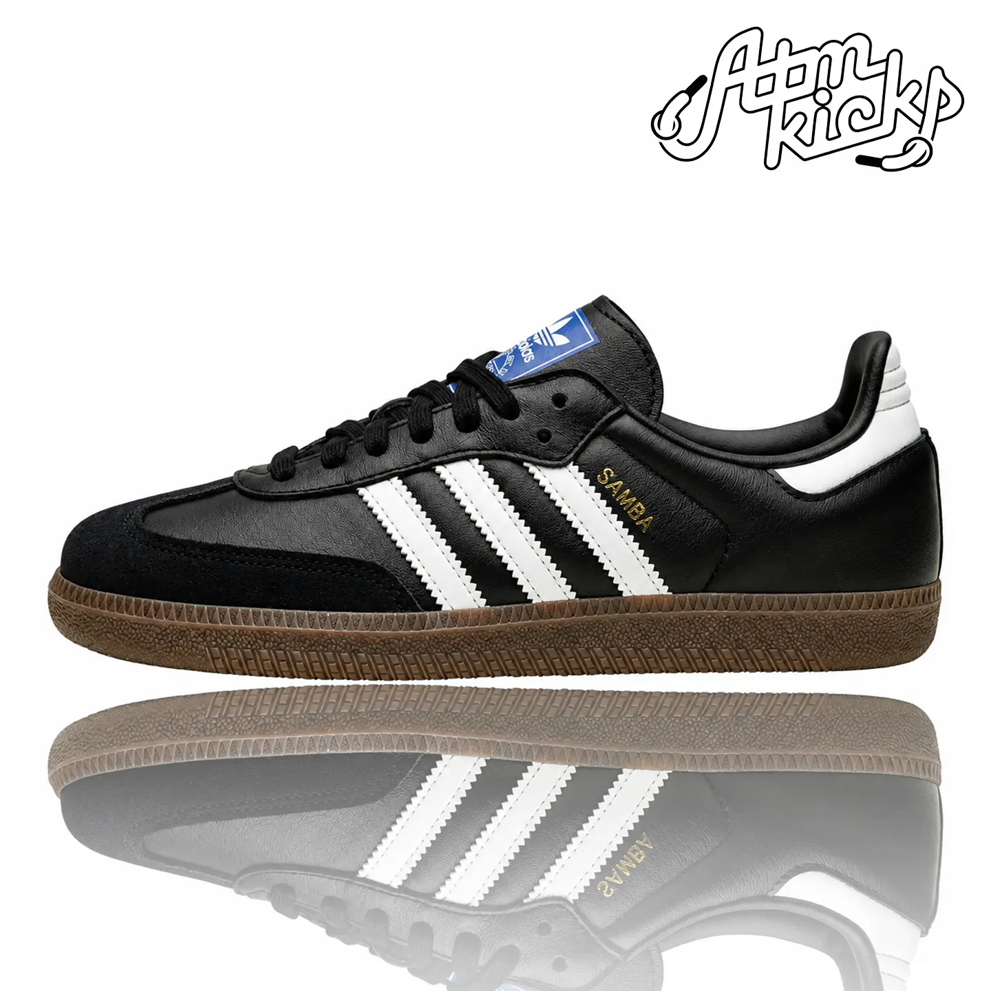 adidas Samba OG Black White Gum B75807 Authentic Shoes Footwear Sneaker Trainer Comfortable Walking Fashion Trending Gift