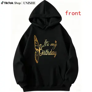 Celebrate Your Birthday in This 100% It's My Birthday Long Sleeve Women's Hoodie
