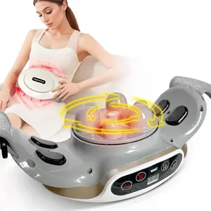 Portable Abdominal Massager, Multi-Functional Electric Heating Belly Roller, Relaxation Aid, Relaxing Massage for Waist Neck, Neck Relaxer, Gift for Mom Wife