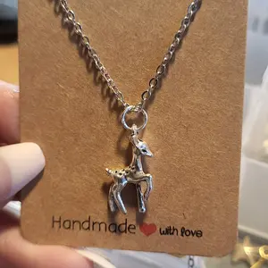 Bambi Deer Necklace