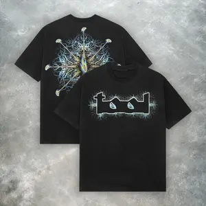 Tool Band Graphic T-Shirt - Progressive Rock Psychedelic Art Heavy Cotton Gildan 5000 Tee - Premium Vintage Style Oversized Music Fan Apparel - Perfect Gift for Metal Concert Lovers & Rock Fans